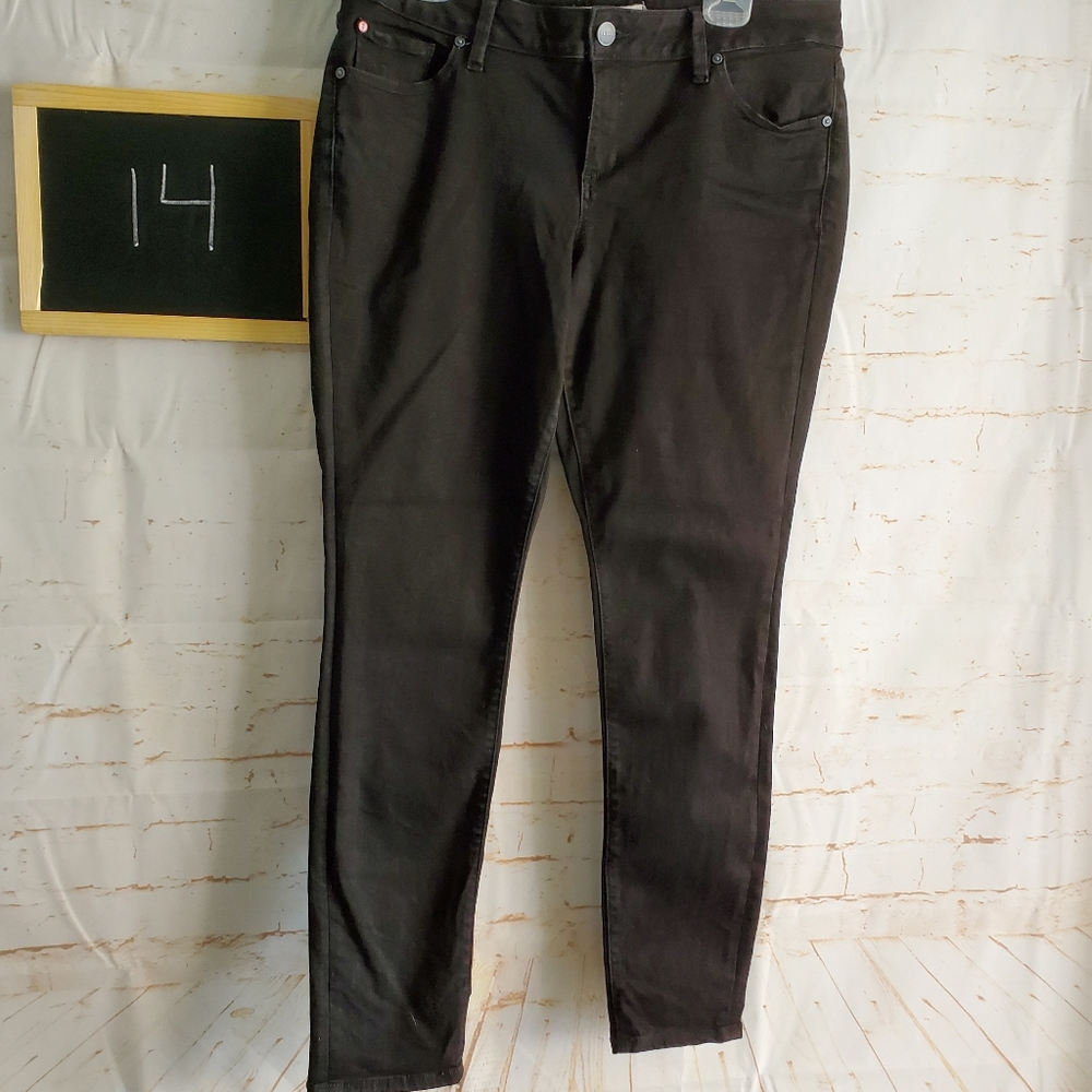 SLINK Curvy Black Jeans Size 14